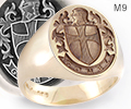 (M9)Crusader Design - Oval Ring
