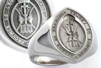 Custom Bespoke Anglican Bishops Seal Ring