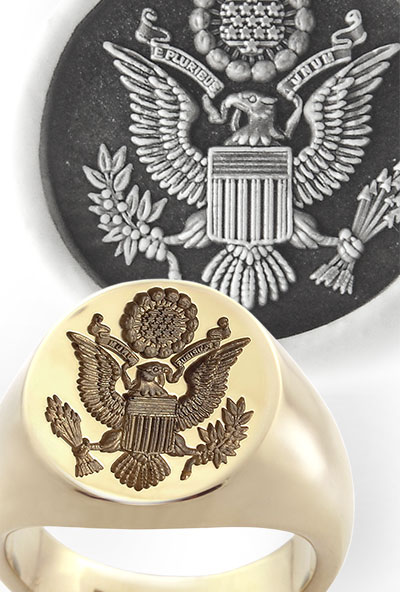 Great Seal of USA Signet Ring