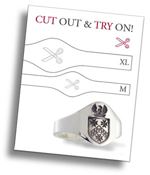 Print Cut Out & Try On Our Cigar Band Guide