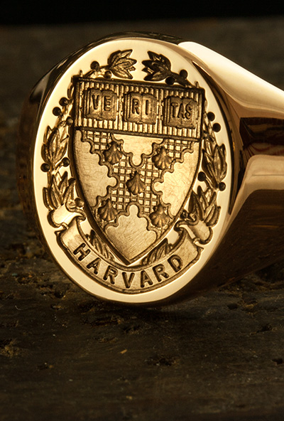 Harvard University Gold Signet Ring